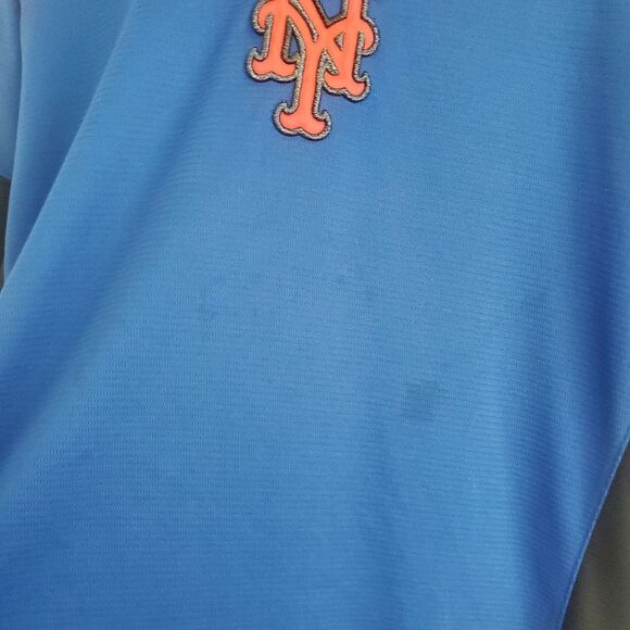 Vintage New York MLB Mets jersey *Flawed* size unknown 24" pit to pit - Picture 4 of 12